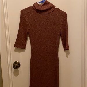 TopShop Turtleneck Sweater Dress
